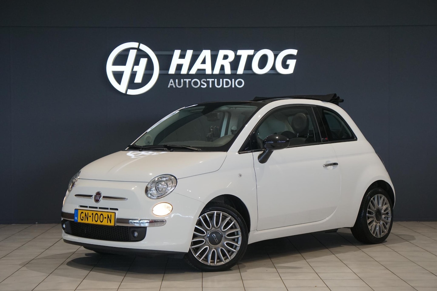 Fiat 500 C - 0.9 TwinAir Turbo Cult + XENON / LEDER / PARKEER SENSOREN - AutoWereld.nl