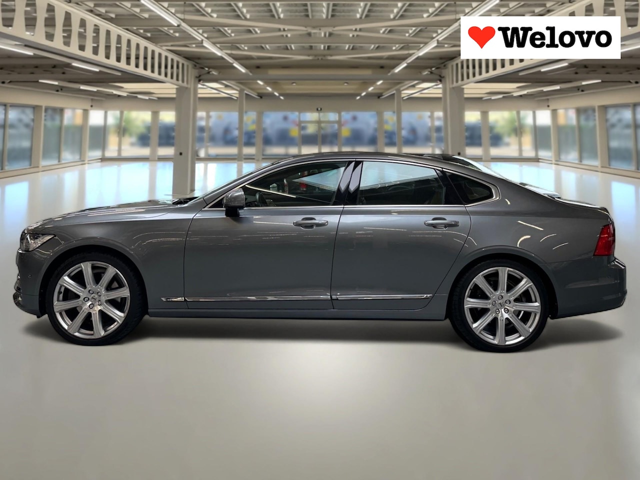 Volvo S90 - 2.0 T6 AWD Inscription Adapt. cruise, B&W, schuifdak, HUD, Trekhaak, vol opties... - AutoWereld.nl