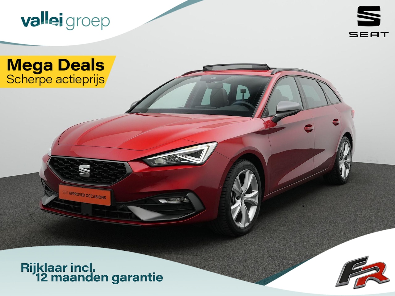 SEAT Leon Sportstourer - 1.0 eTSI 110 pk DSG FR Business | Panoramadak | Achteruitrijcamera | Navigatie | Adaptive - AutoWereld.nl