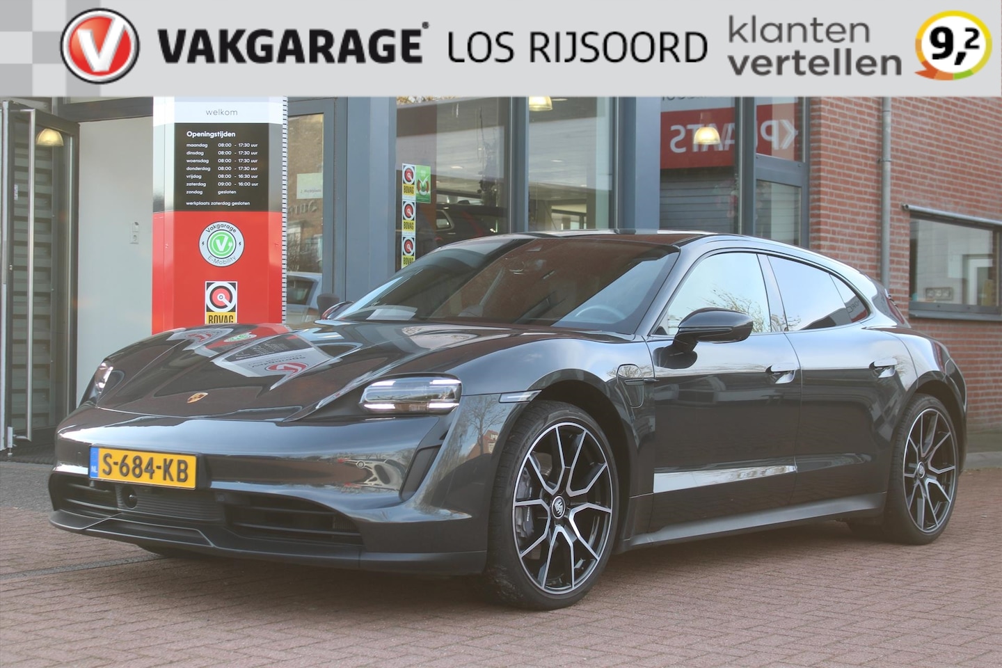 Porsche Taycan Sport Turismo - Performance Plus 79 kWh | SOH 94.24% | Sport Chrono | Panorama | 360- Camera | Leder | 5-P - AutoWereld.nl