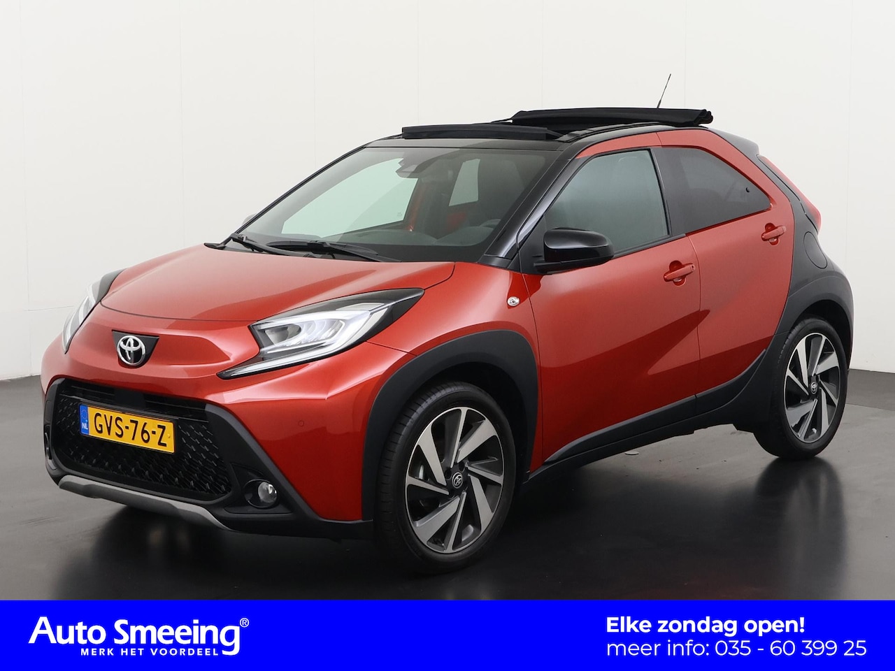 Toyota Aygo X - 1.0 VVT-i S-CVT Envy two-tone Automaat | Vouwdak | Camera | Navigatie | Zondag Open! - AutoWereld.nl