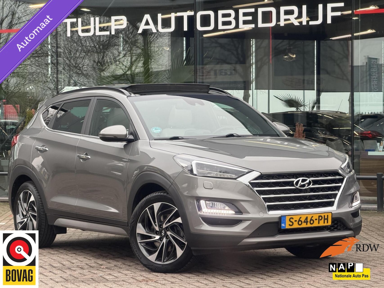 Hyundai Tucson - 1.6 T-GDI 4WD Premium Aut 2019 Full opti Pano - AutoWereld.nl