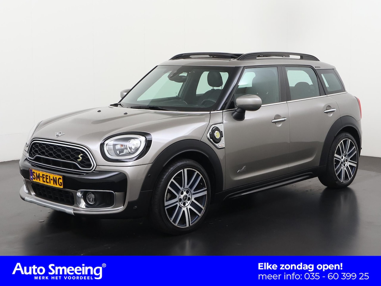 MINI Countryman - Mini 1.5 Cooper S E ALL4 Longstone | Panoramadak | Leder | Head Up | Zondag Open! - AutoWereld.nl