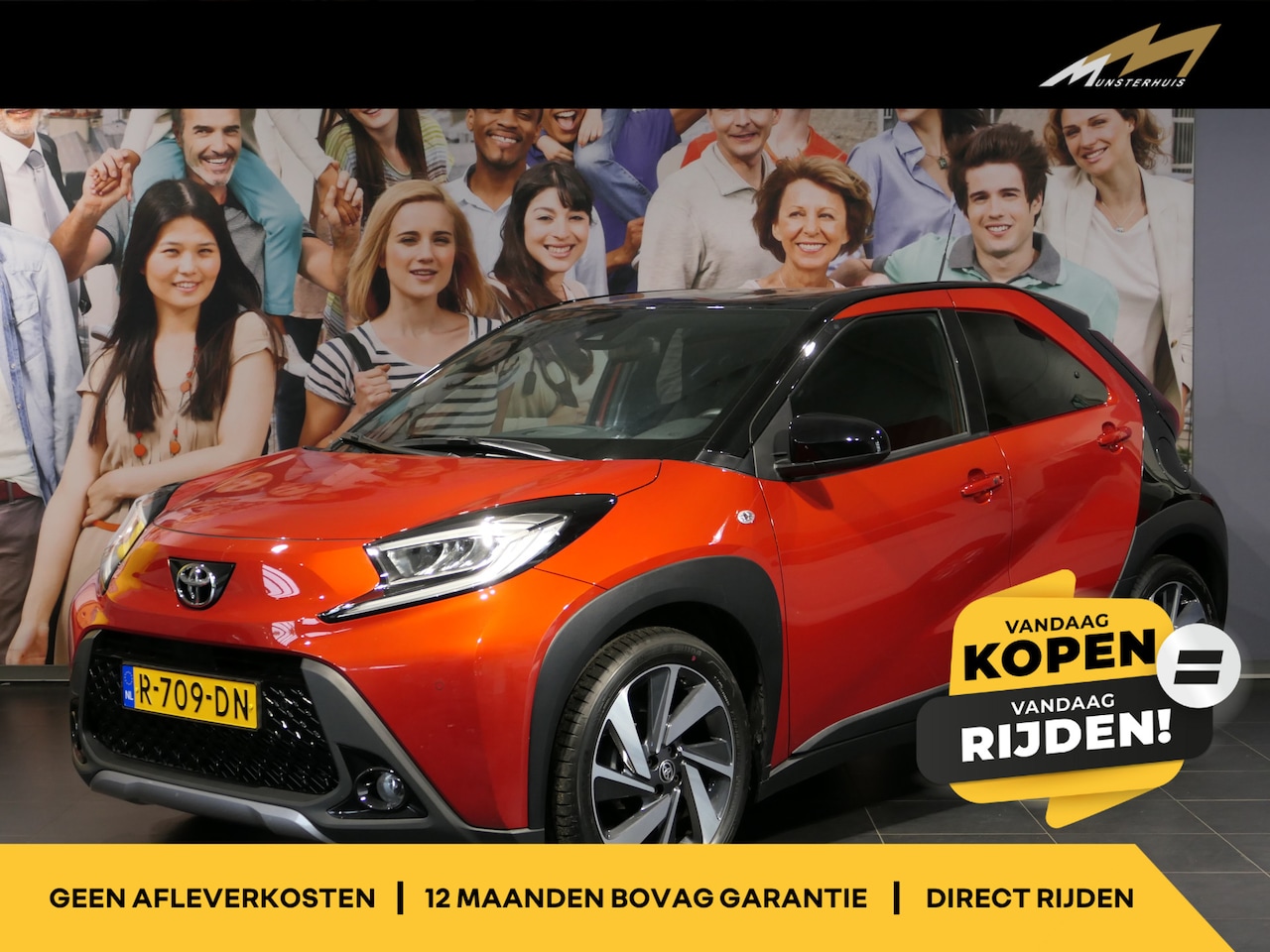 Toyota Aygo X - 1.0 VVT-i MT Limited - Occasion Lease vanaf €379 p/m - Draadloze telefoonlader - camera - - AutoWereld.nl