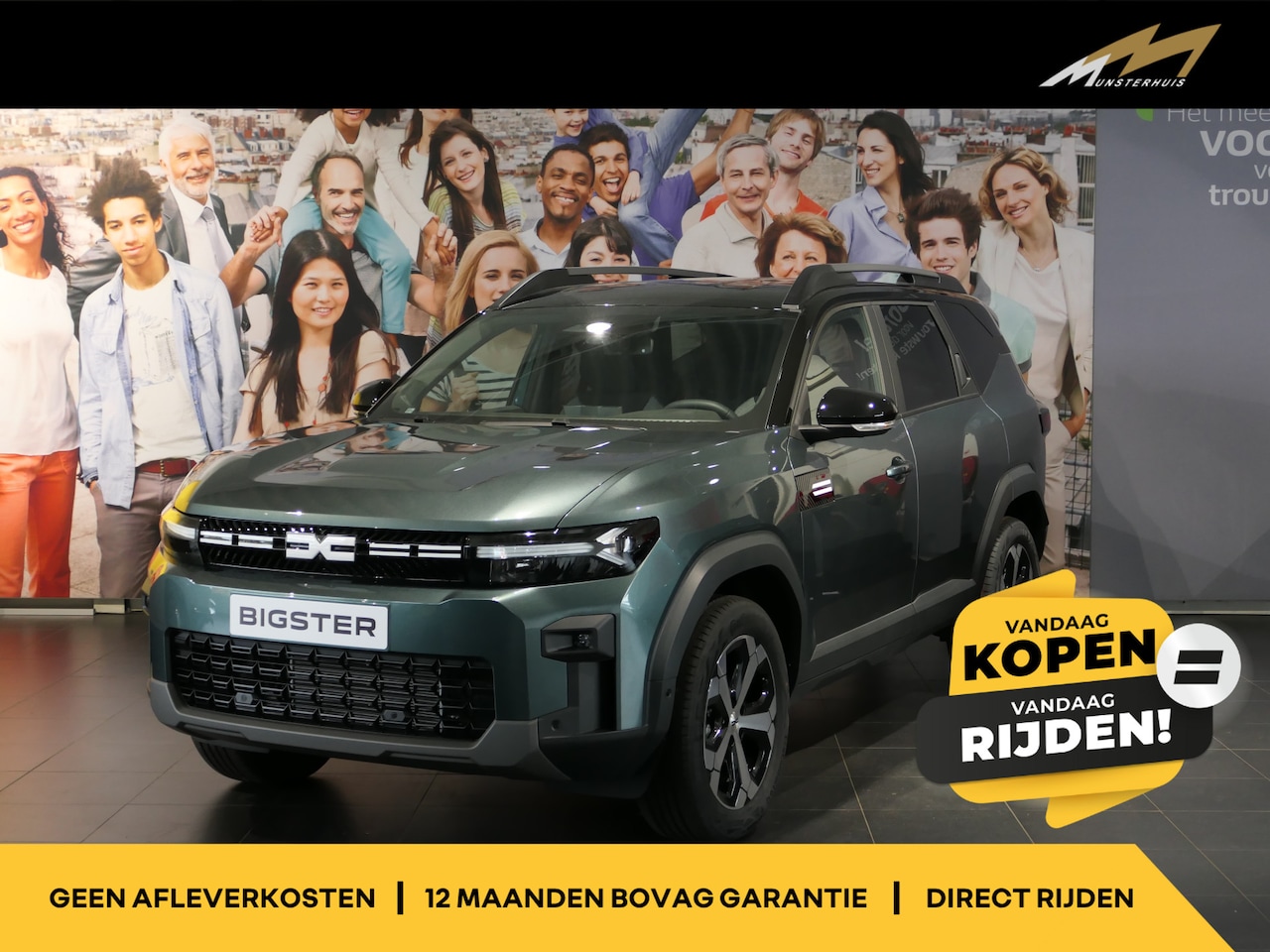 Dacia Bigster - 1.8 Hybrid 155 Journey - Occasion Lease vanaf €554 p/m - *DEMO!* *Two-Tone kleurstelling!* - AutoWereld.nl