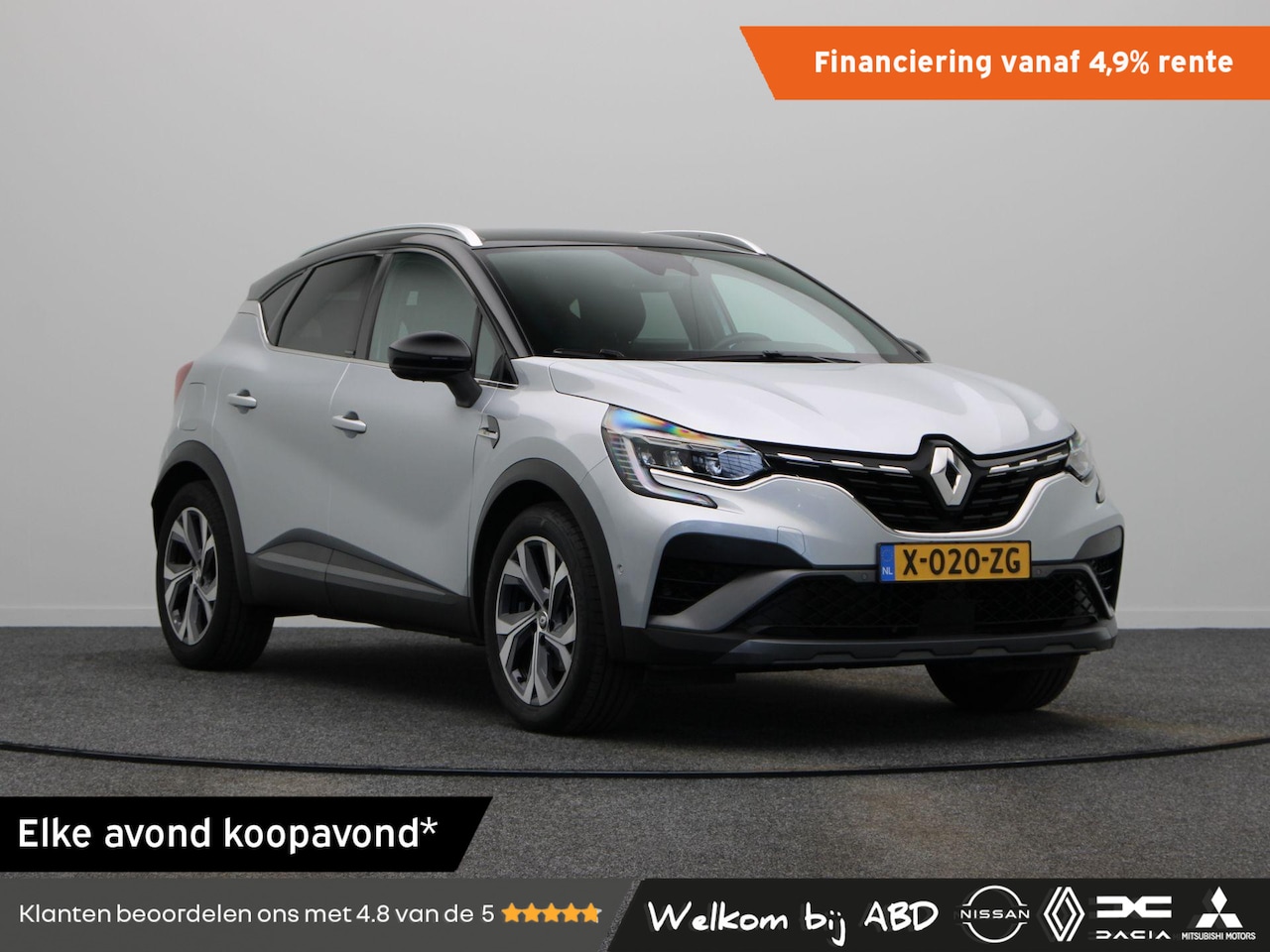 Renault Captur - 1.6 E-Tech Hybrid 145 R.S. Line | Adaptieve Cruise control | Bose audio | Stuurverwarming - AutoWereld.nl