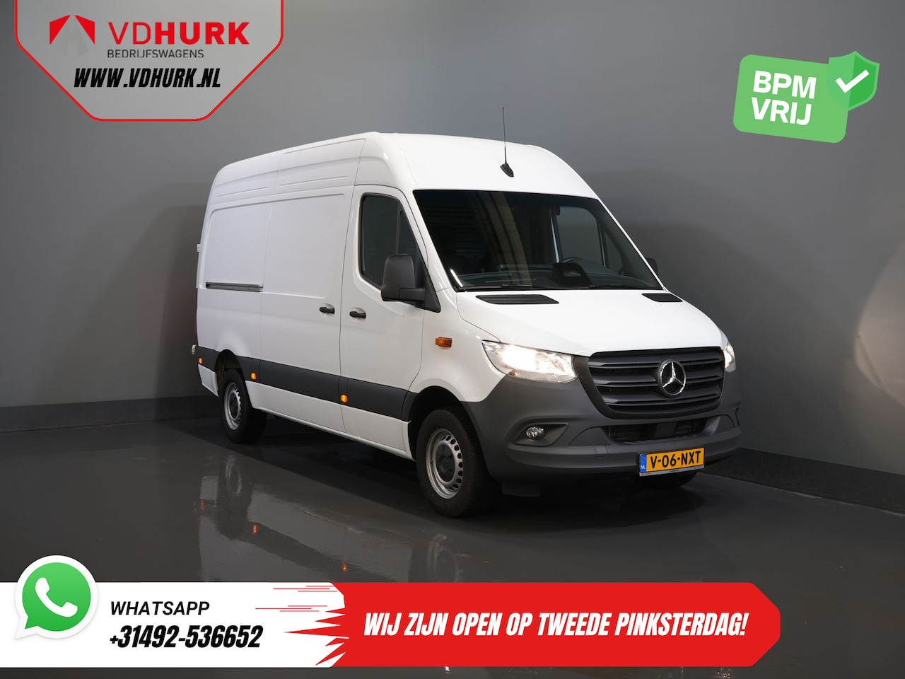 Mercedes-Benz Sprinter - 317 CDI Aut. L2H2 BPM VRIJ! 3.5t Trekverm./ Gev.Stoel/ 270 Gr.Deuren/ Stoelverw./ Navi/ Ca - AutoWereld.nl