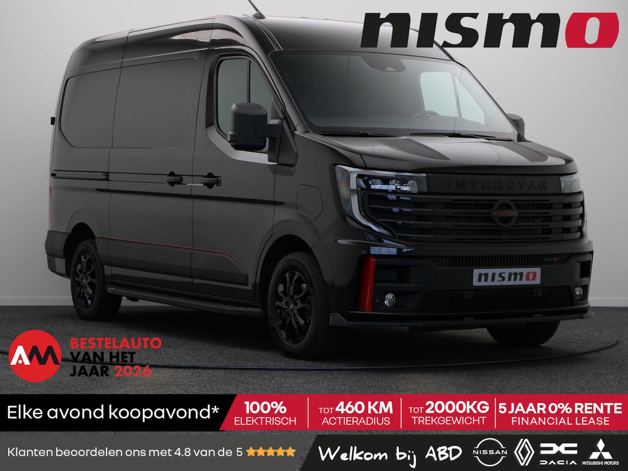 Nissan Interstar-e - Nismo + | Alleen Bij ABD! | 0% Rente | 5 Jaar Garantie | Nissan Motorsport | 2000KG Trekge - AutoWereld.nl