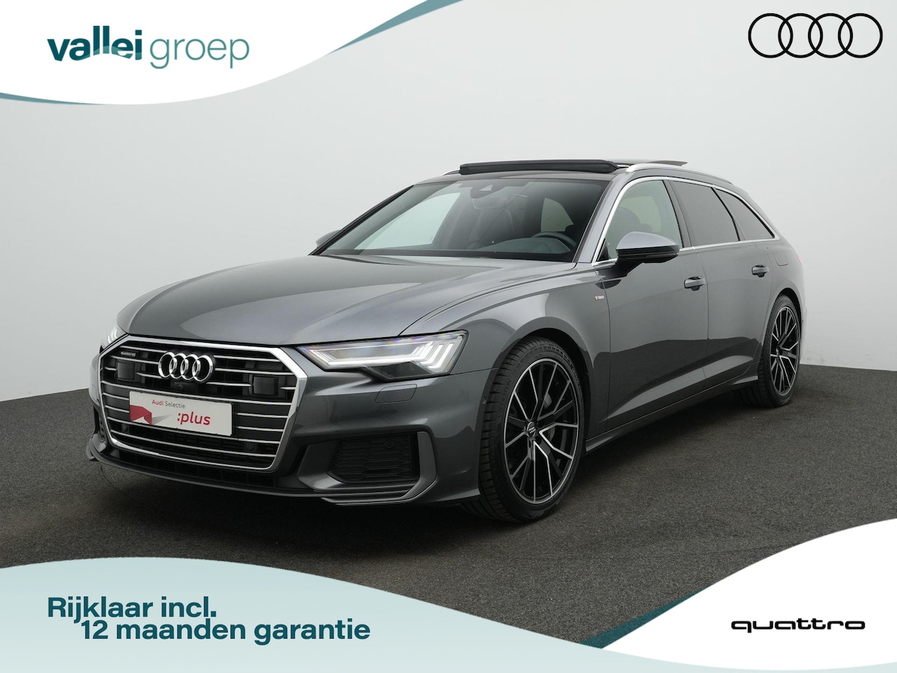 Audi A6 Avant - 50 TFSI e Quattro S-Line | Panoramadak | Trekhaak | Valcona leder | Geheugenstoel | 360 ca - AutoWereld.nl