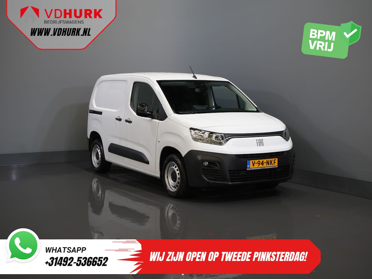 Fiat Doblò - 1.5 HDi 100 pk (DEMO) 3 Pers./ CarPlay/ Stoelverw./ Camera/ PDC/ Cruise/ Airco - AutoWereld.nl