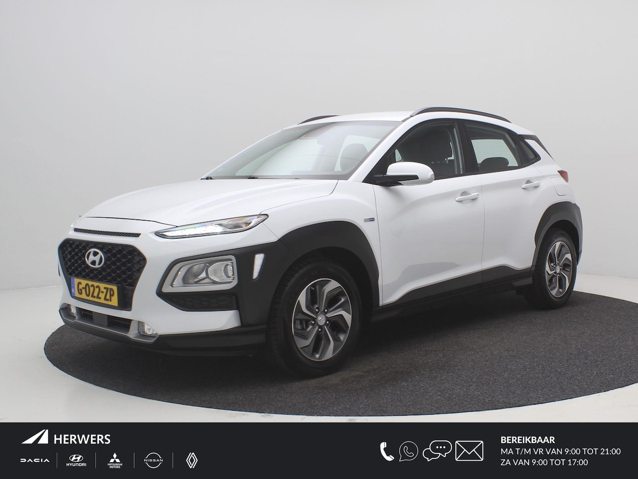 Hyundai Kona - 1.6 GDI HEV Comfort AUTOMAAT / Trekhaak / Navigatie / Adaptieve Cruise Control / NL Auto / - AutoWereld.nl