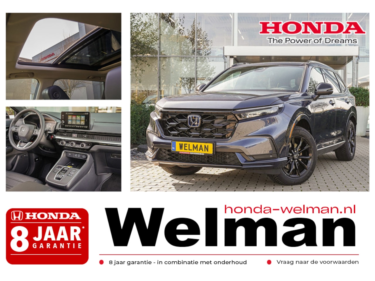 Honda CR-V - 2.0i e:HEV ELEGANCE - NIEUW - FULL HYBRID - AUTOMAAT - AutoWereld.nl