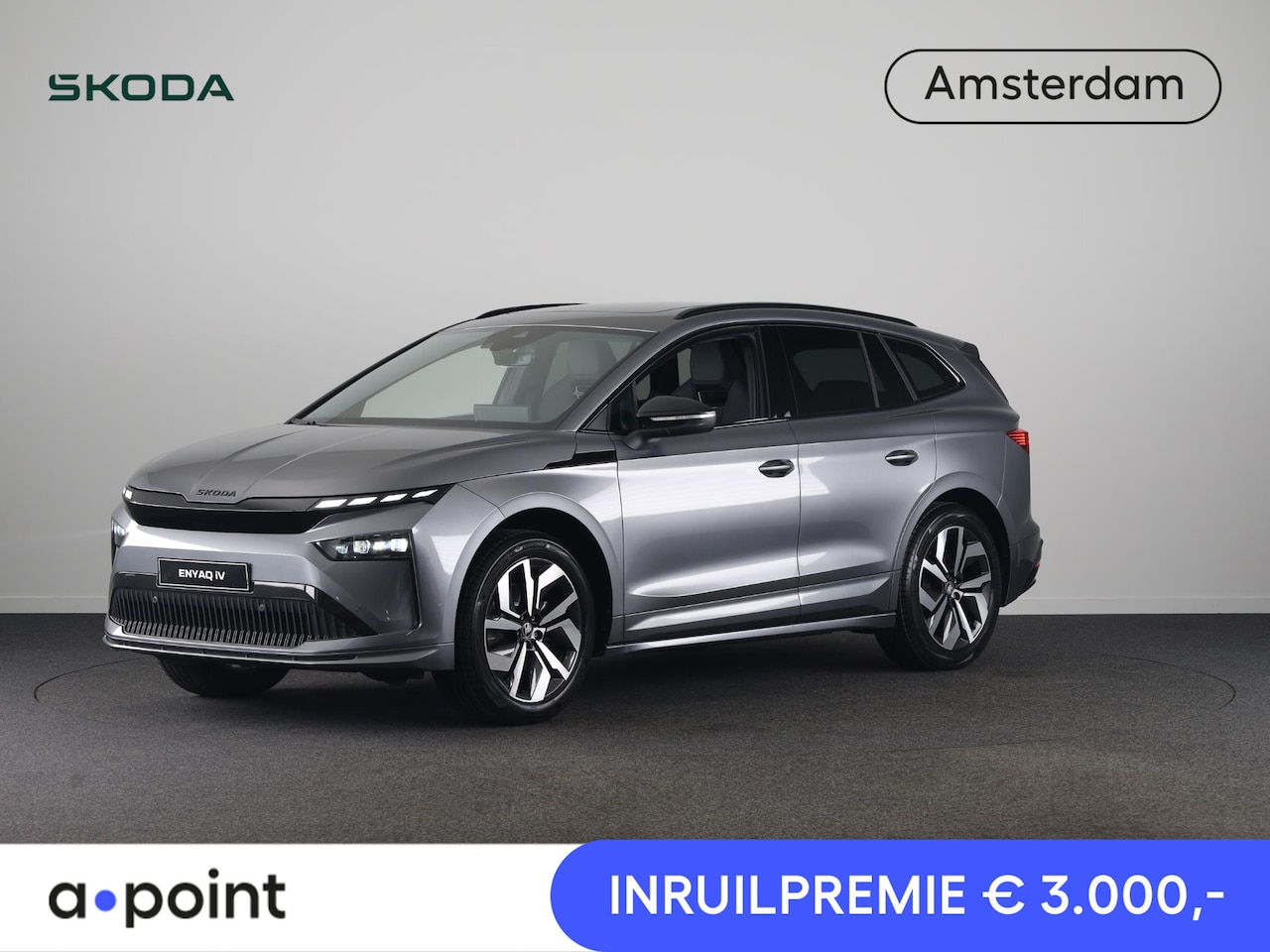 Skoda Enyaq iV - 60 Sportline 204pk | Panoramadak | Adaptive Cruise | Blind Sot | Elek. stoel | Stuurverwar - AutoWereld.nl