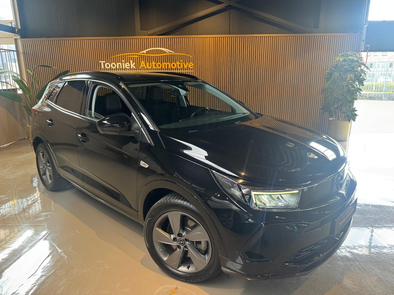 Opel Grandland - 1.6 Turbo Plug-In Hybrid Ultimate Black Edtion Navigatie Cruise Control LMV  El Achterklep - AutoWereld.nl