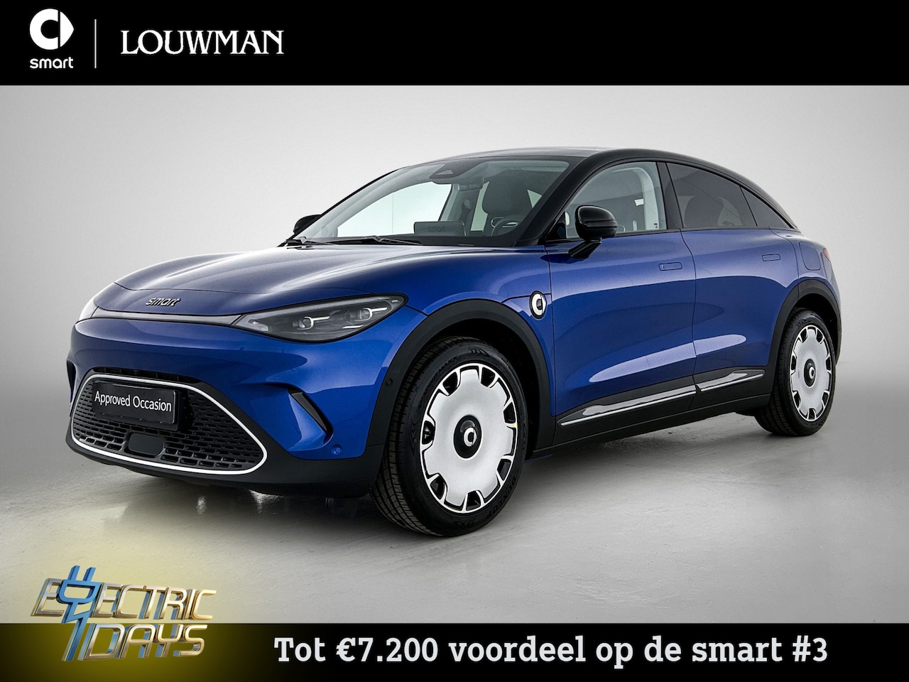 Smart #3 - Premium 66 kWh | VAN € 43.175 NAAR € 35.965 | Electric Days - AutoWereld.nl