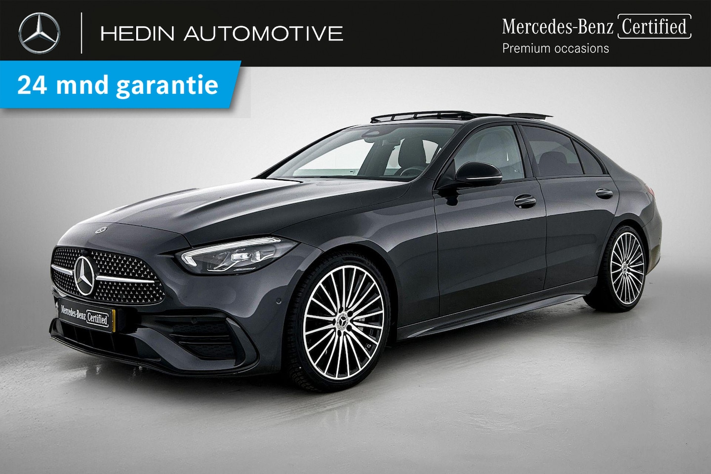 Mercedes-Benz C-klasse - C 180 Limousine Automaat AMG Line | Advantage Pakket | Nightpakket | Panoramadak | Sfeerve - AutoWereld.nl