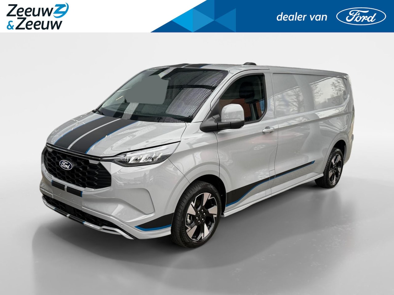 Ford Transit Custom - 320 2.5 PHEV L2H1 Sport 233 pk Automaat | Navigatie | inklapbare trekhaak | 2 persoons | 1 - AutoWereld.nl