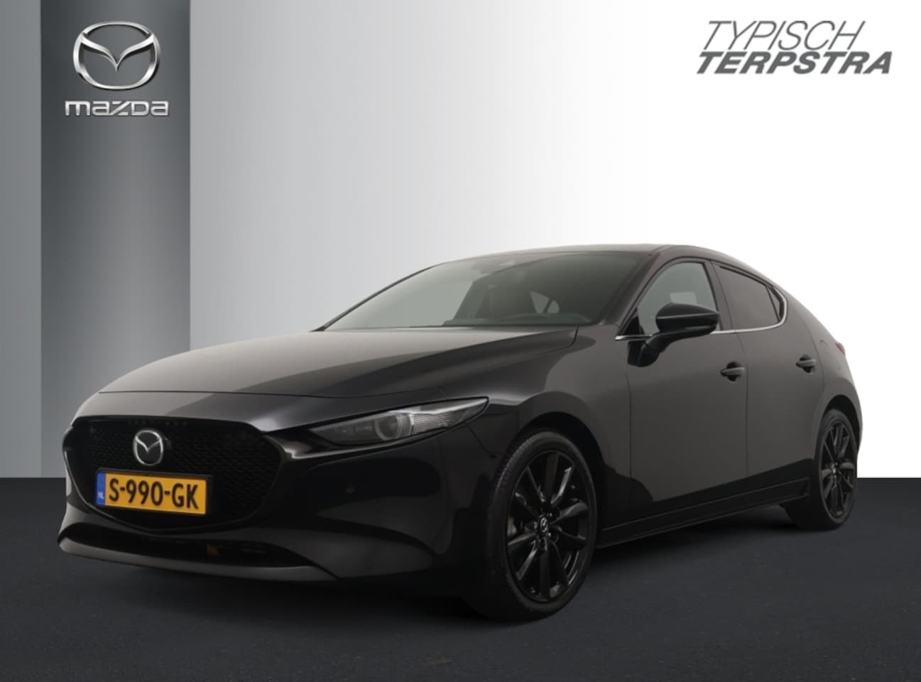 Mazda 3 - e-Skyactiv X 186 Luxury/rood leder/1e eig./Bose Hifi - AutoWereld.nl