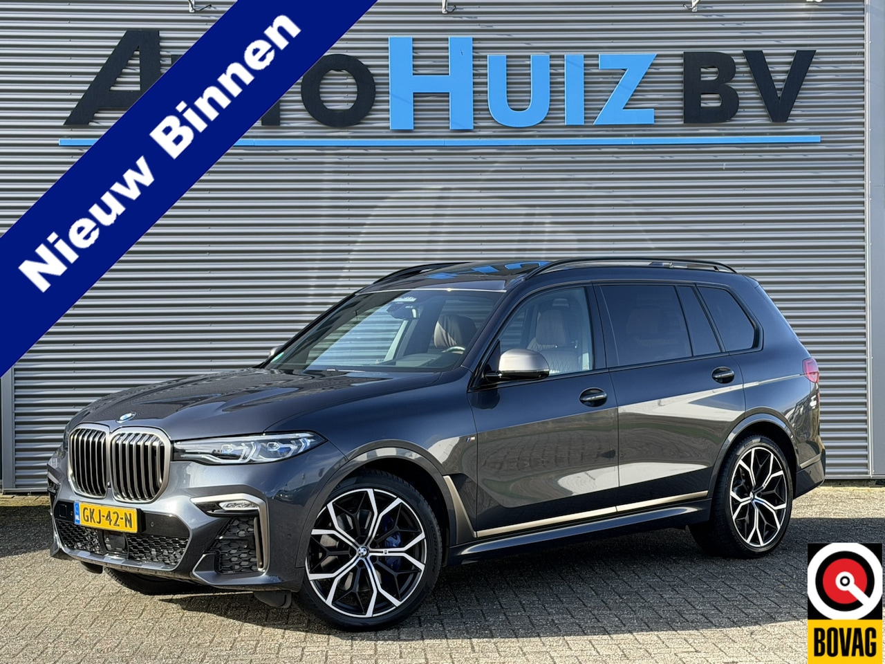 BMW X7 - M50i High Executive M Sport Executive Drive Pro 7-Zits Skylounge Laser Licht 22 Inch Stoel - AutoWereld.nl