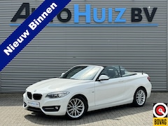 BMW 2-serie Cabrio - 218i Executive Sport Line Leer Navigatie PDC Xenon Climate Control Stuurverwarming Stoelve
