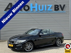 BMW 2-serie Cabrio - 218i High Executive M Sport 18 inch Xenon Lederen interieur PDC Navigatie Stuurverwarming
