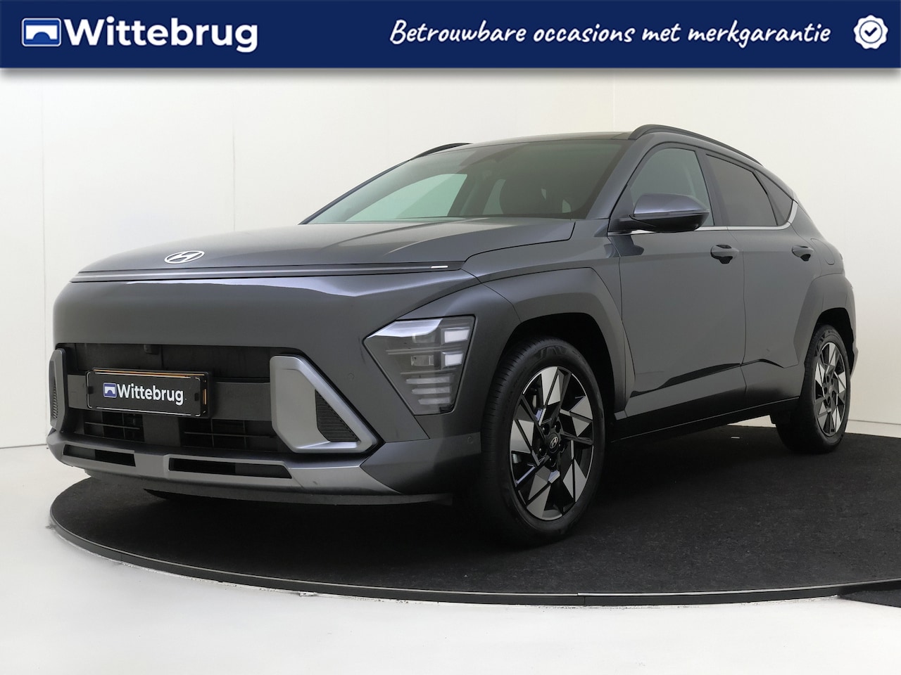 Hyundai Kona - 1.6 GDI HEV Premium Sky | Schuifdak | 360 graden camera | Full Hybride - AutoWereld.nl