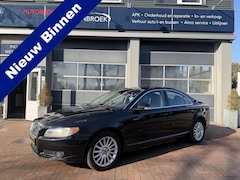 Volvo S80 - 3.2 Momentum Yongtimer Bj 2007 Leer, Navi, 17Inch, Cruise Dealer onderhouden