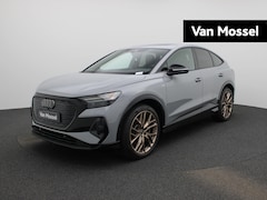 Audi Q4 Sportback e-tron - 45 S Edition 82 kWh | S-line | Automaat | SoH 100% | Navigatie | Camera | Smartphone inter