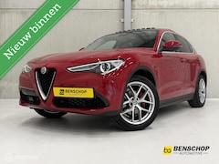 Alfa Romeo Stelvio - 2.0 T AWD First Edition Alfa Rosso Panodak Leer Navi Memory 20 inch