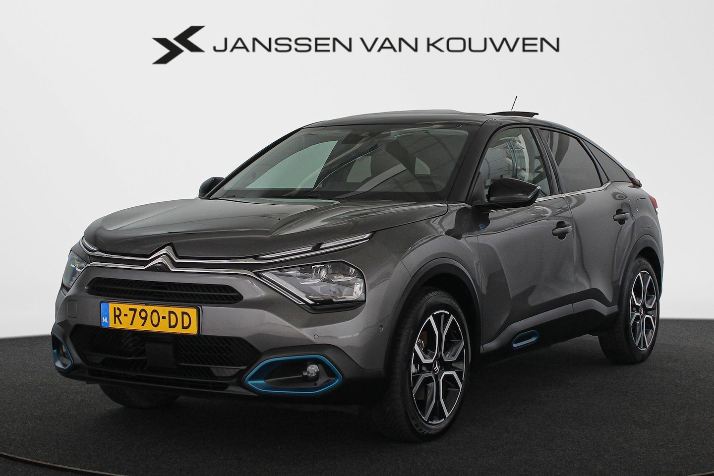 Citroën Ë-C4 - Shine Pack Business 50 kWh Pano Trekhaak Leder Stoelverwarming Private lease €459,- p/m - AutoWereld.nl