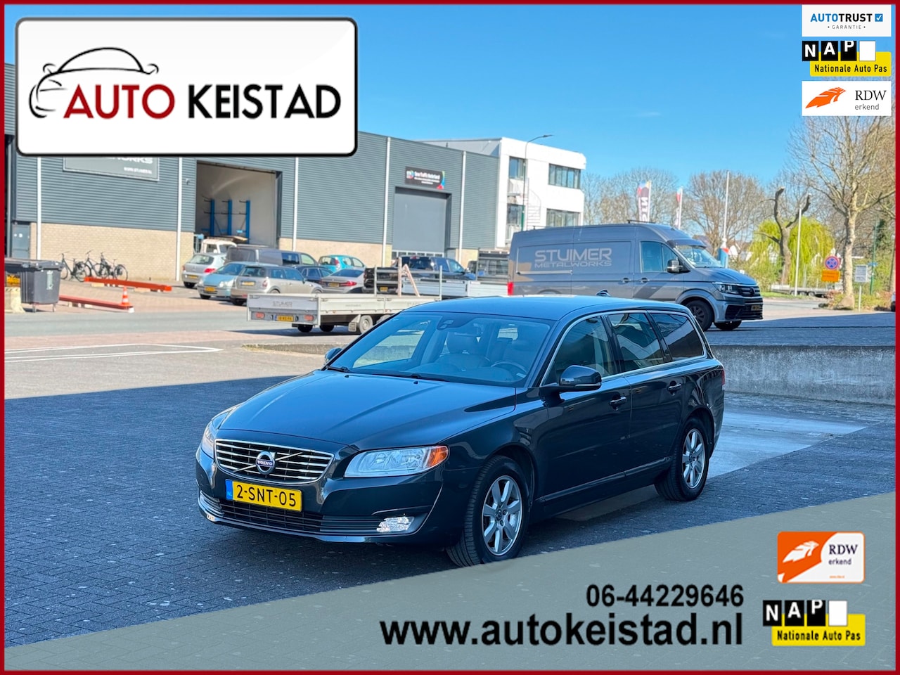 Volvo V70 - 2.4 D5 215PK LEDER/NAVIGATIE/LED! FACELIFT MODEL! - AutoWereld.nl