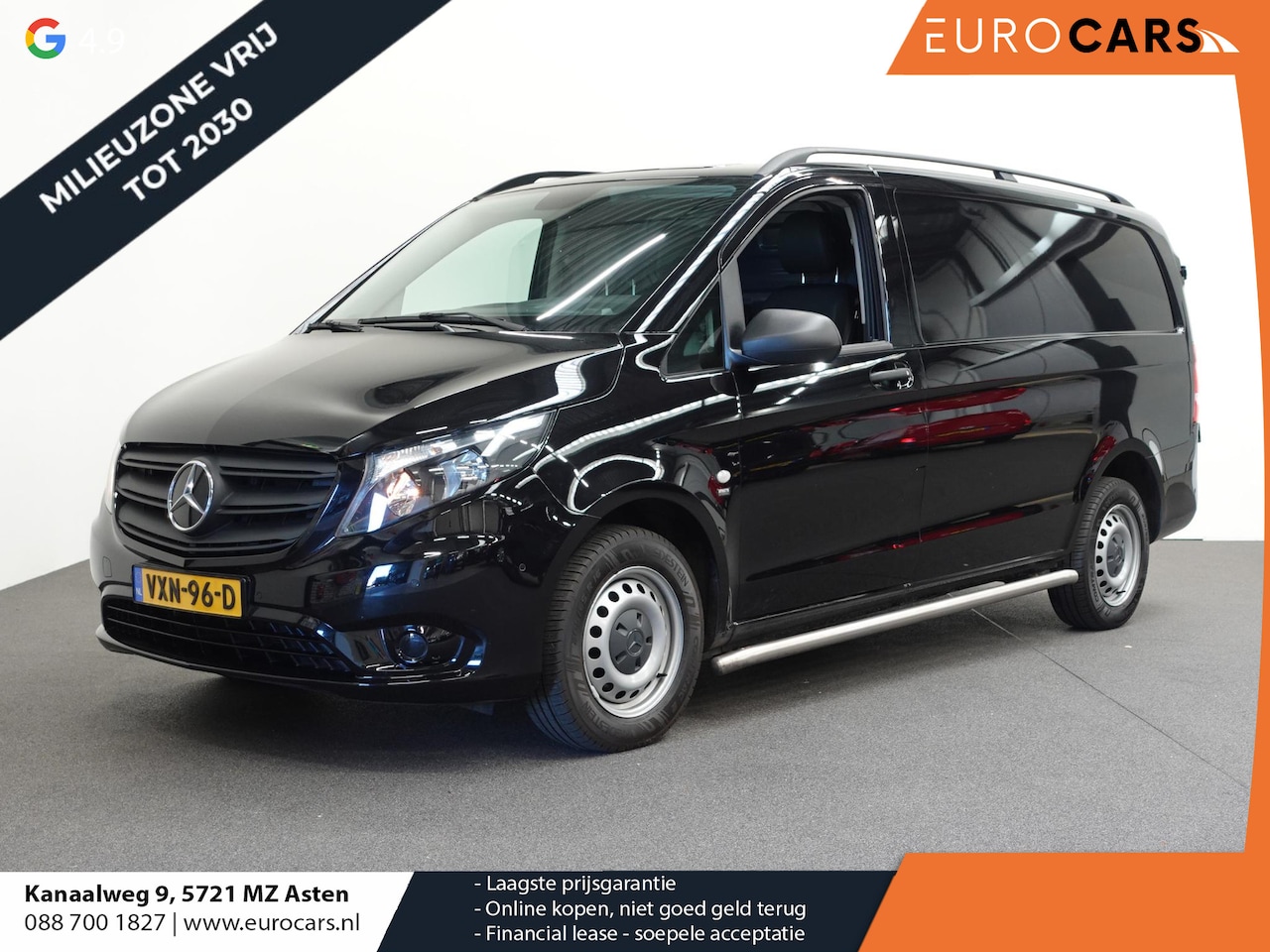 Mercedes-Benz Vito - 114 CDI Lang Automaat Navigatie Airco Bluetooth Camera Trekhaak - AutoWereld.nl
