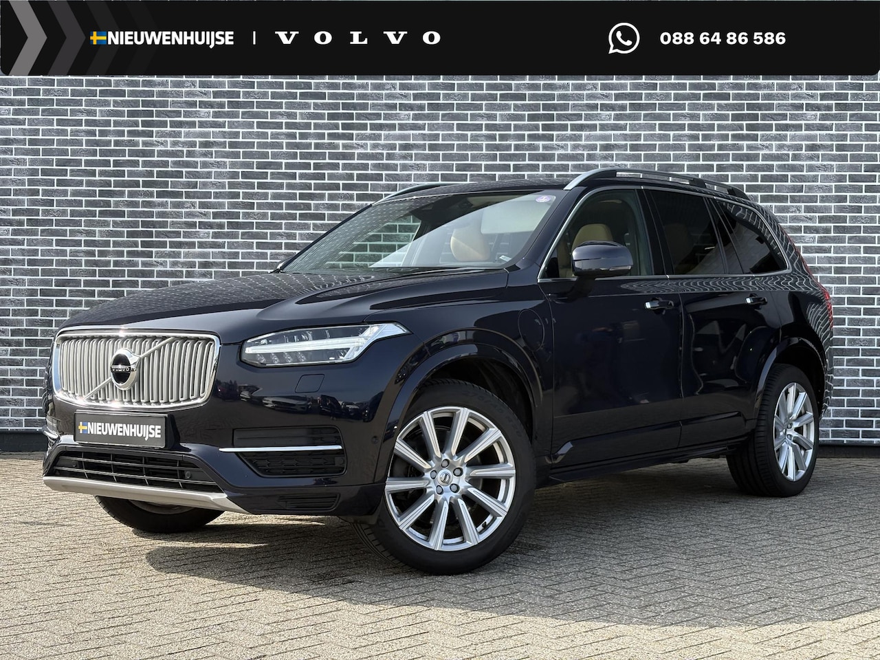 Volvo XC90 - 2.0 T8 Twin Engine AWD Momentum | Plug-In Hybride (PHEV) | Lederen Bekleding | Panoramadak - AutoWereld.nl