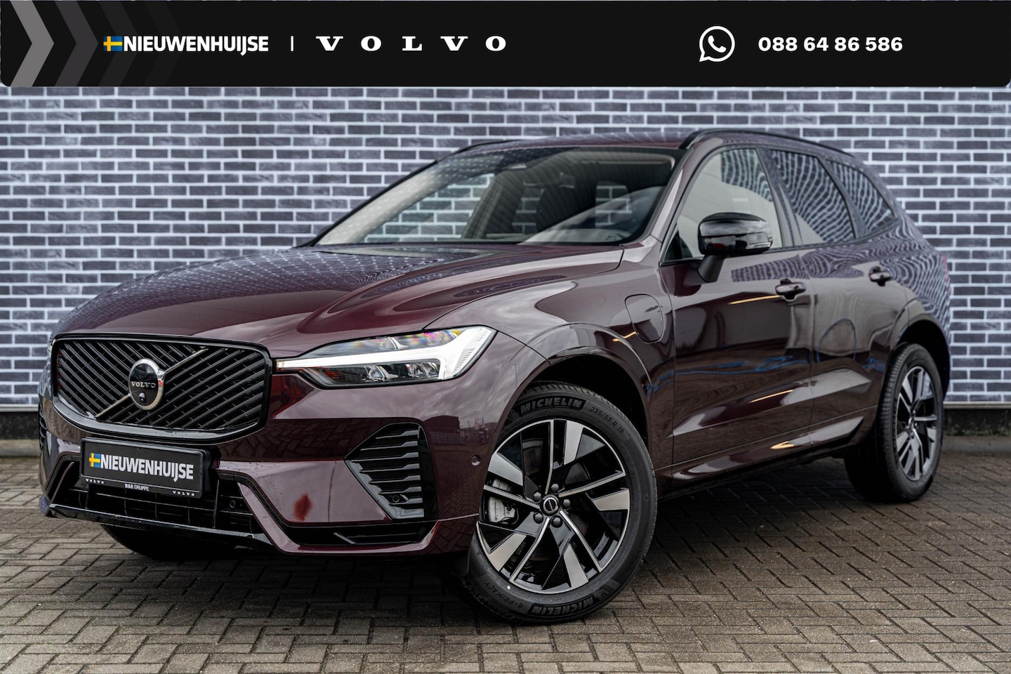 Volvo XC60 - T8 Plug-in Hybrid AWD Plus Dark | Google | Long Range | 360 Camera | Stuurverwarming | Ada - AutoWereld.nl