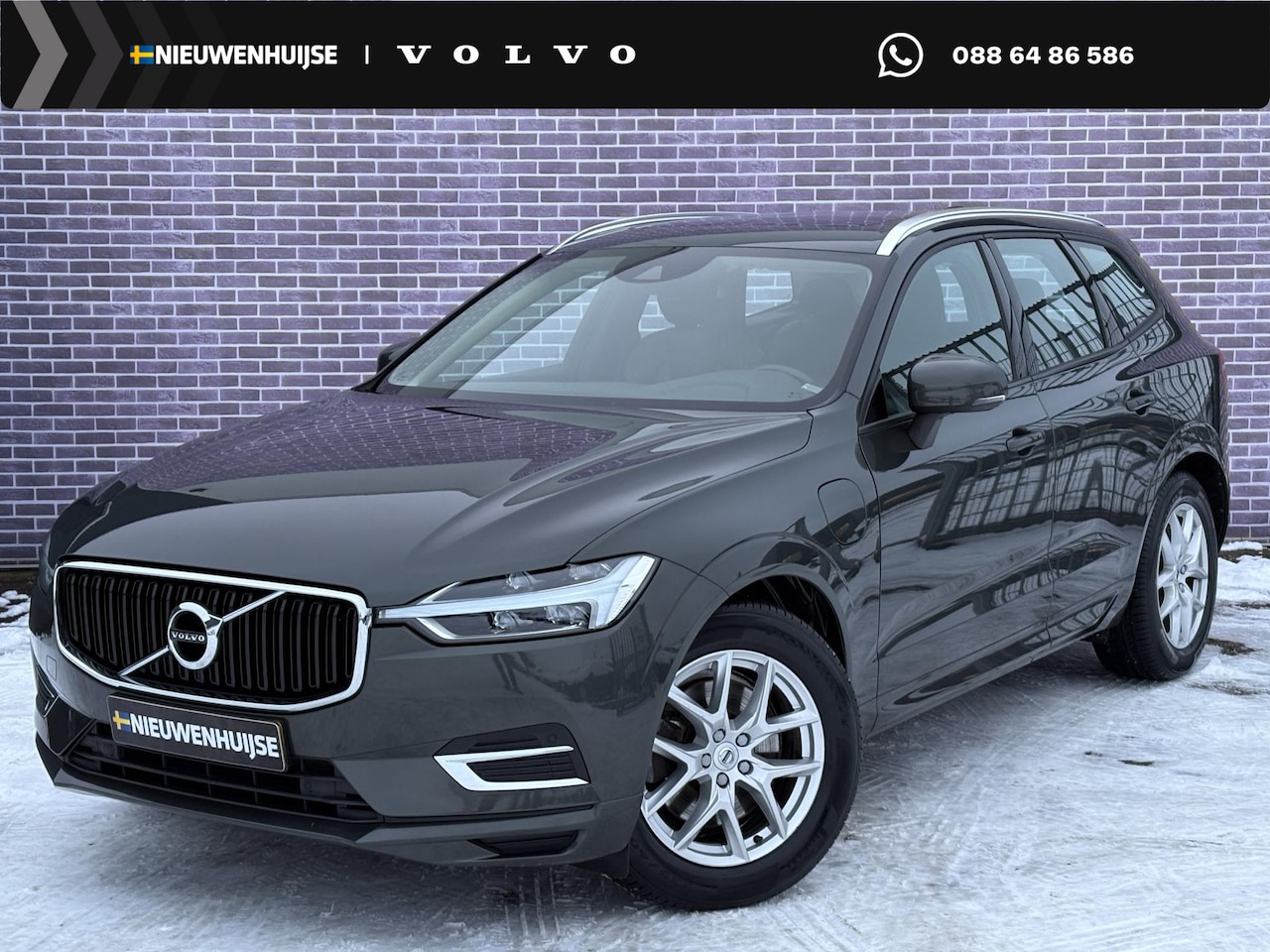 Volvo XC60 - 2.0 T8 Twin Engine AWD Momentum | Luchtvering | Trekhaak | Carplay/android auto | parkeers - AutoWereld.nl