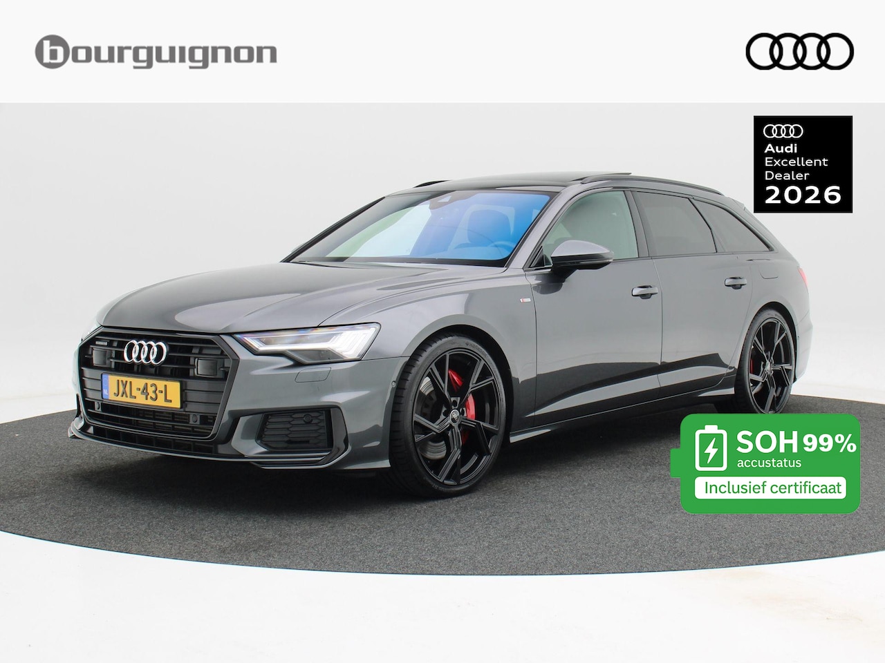 Audi A6 Avant - 55 TFSi e 367 Pk quattro S-Line Competition | Panoramadak | Stoelverwarming | Trekhaak | F - AutoWereld.nl