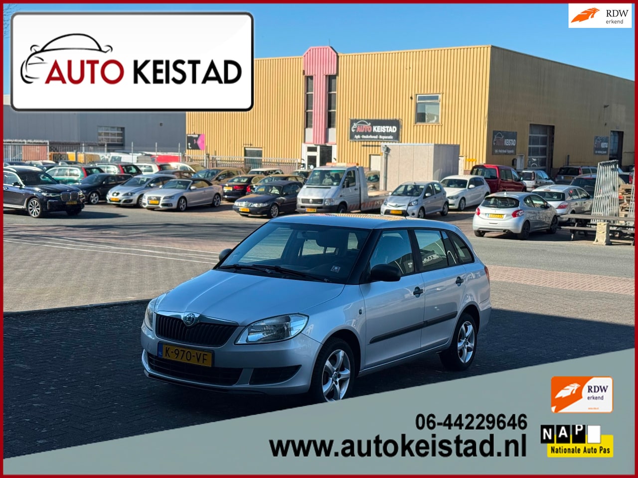 Skoda Fabia Combi - 1.2 TSI 90PK AIRCO/ELEKTR. RAMEN! NIEUWE KETTING! - AutoWereld.nl
