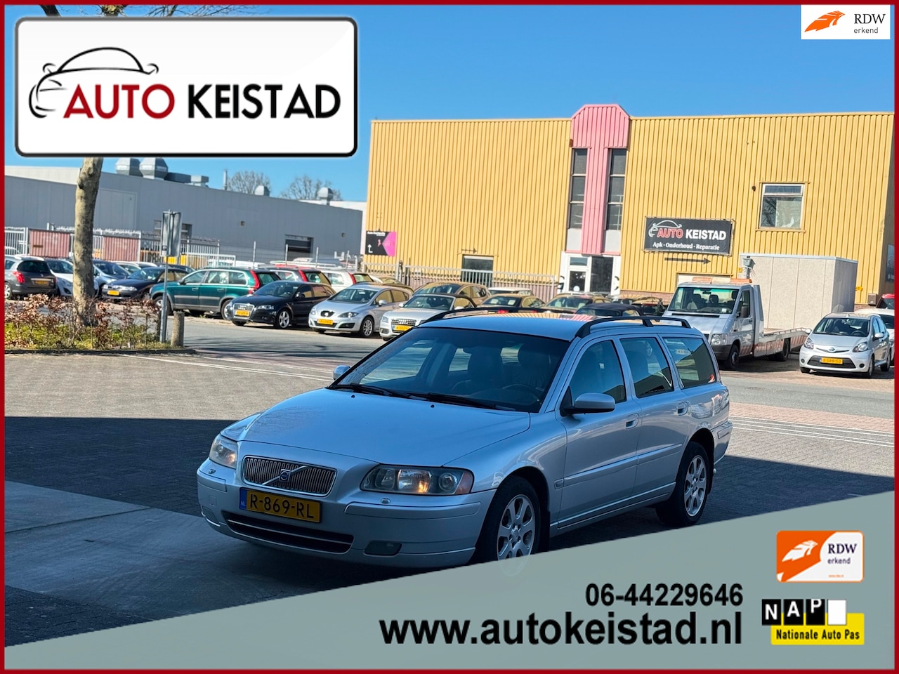 Volvo V70 - 2.5 TURBO LPG/G3 AUTOMAAT LEDER/CLIMA/CRUISE! - AutoWereld.nl