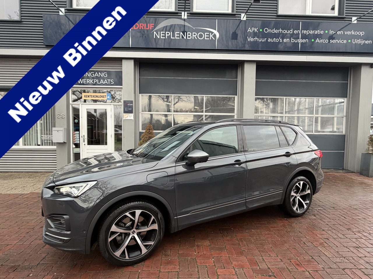 SEAT Tarraco - 1.4 TSI e-Hybrid PHEV FR e-Hybrid FR 245PK Pano 360Cam Led Virtual Navi 2022 km 75.000 - AutoWereld.nl