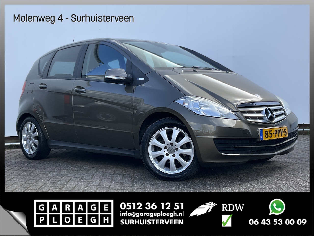 Mercedes-Benz A-klasse - 160 BlueEFFICIENCY Airco Cruise Trekhaak Voll.Onderhouden Business Class - AutoWereld.nl