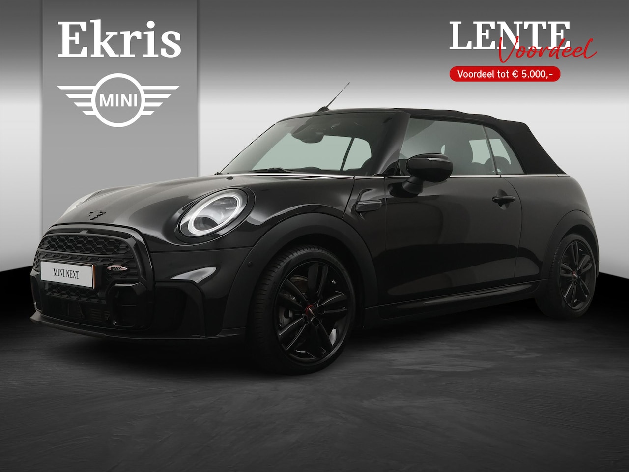 MINI Cabrio - 3-deurs Cooper John Cooper Works | Stuur- en stoelverwarming | Comfort Access | Camera | P - AutoWereld.nl