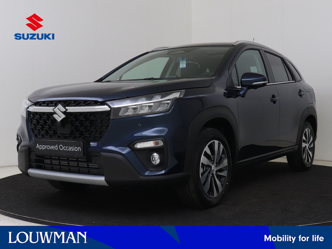 Suzuki S-Cross - 1.4 Boosterjet Style Hybrid Automaat | Parkeersensoren Voor & Achter | Suede met Leder | P - AutoWereld.nl