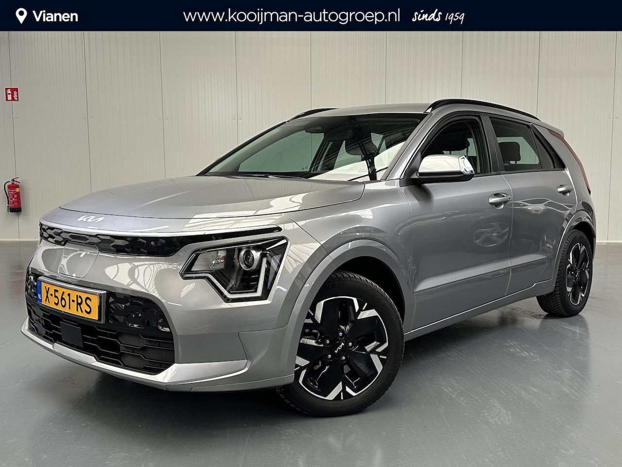 Kia Niro EV - DynamicLine 64.8 kWh Silver Edition, zeer nette auto in een unieke kleursamenstelling - AutoWereld.nl