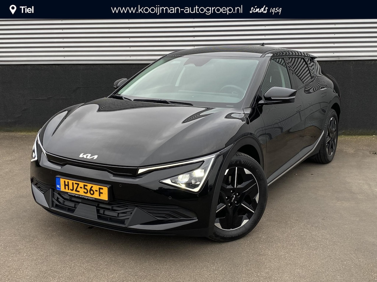 Kia EV6 - Light Edition 63 kWh NL-auto, boekjes compleet, 1e eigen., Stoel- & stuurwielverwarming, n - AutoWereld.nl