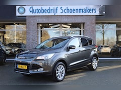 Ford Kuga - 1.5 Titanium 4WD TREKHAAK STOEL/RUITVERW. LEER NAVI CRUISE CLIMA BT-TELEFOONVERB. 2XPDC LM