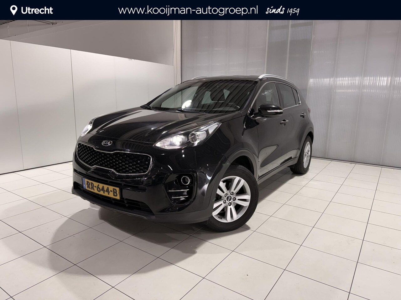 Kia Sportage - 1.6 GDI DynamicLine Stoel verwarming, lederen interieur, Navigatie. - AutoWereld.nl