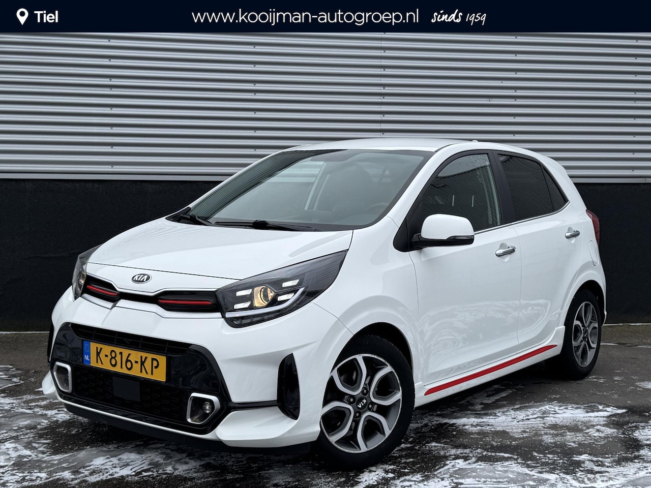 Kia Picanto - 1.0 DPi GT-Line 1e eign. Dealeronderhouden, Navigatie, Lederen bekleding, Privacy glass, S - AutoWereld.nl