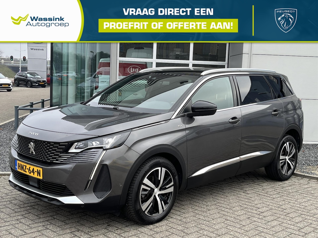 Peugeot 5008 - 1.2 PureTech 130pk Automaat GT | 7 Persoons | Stoelverwarming | Navigatie | Parkeercamera - AutoWereld.nl