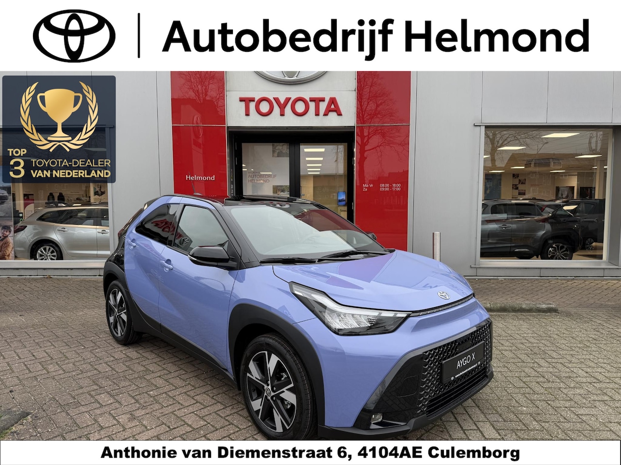 Toyota Aygo X - Hybrid 115 pulse Lavender | Nieuw geleverd | BTW auto - AutoWereld.nl