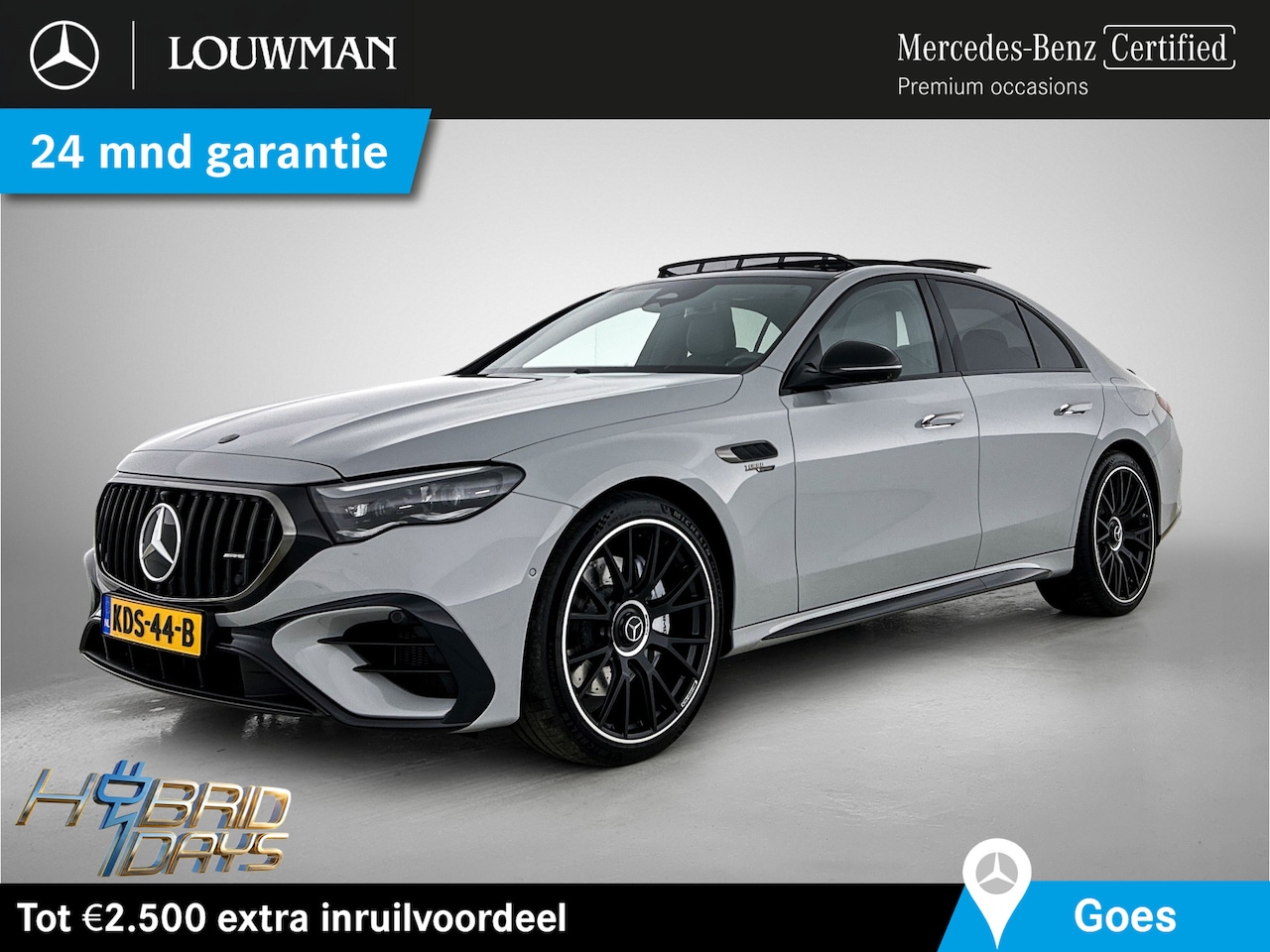 Mercedes-Benz E-klasse - Mercedes-AMG 53 4MATIC+ Panorama Schuif-Kanteldak | MBUX Superscreen | Burmester®  | AMG R - AutoWereld.nl
